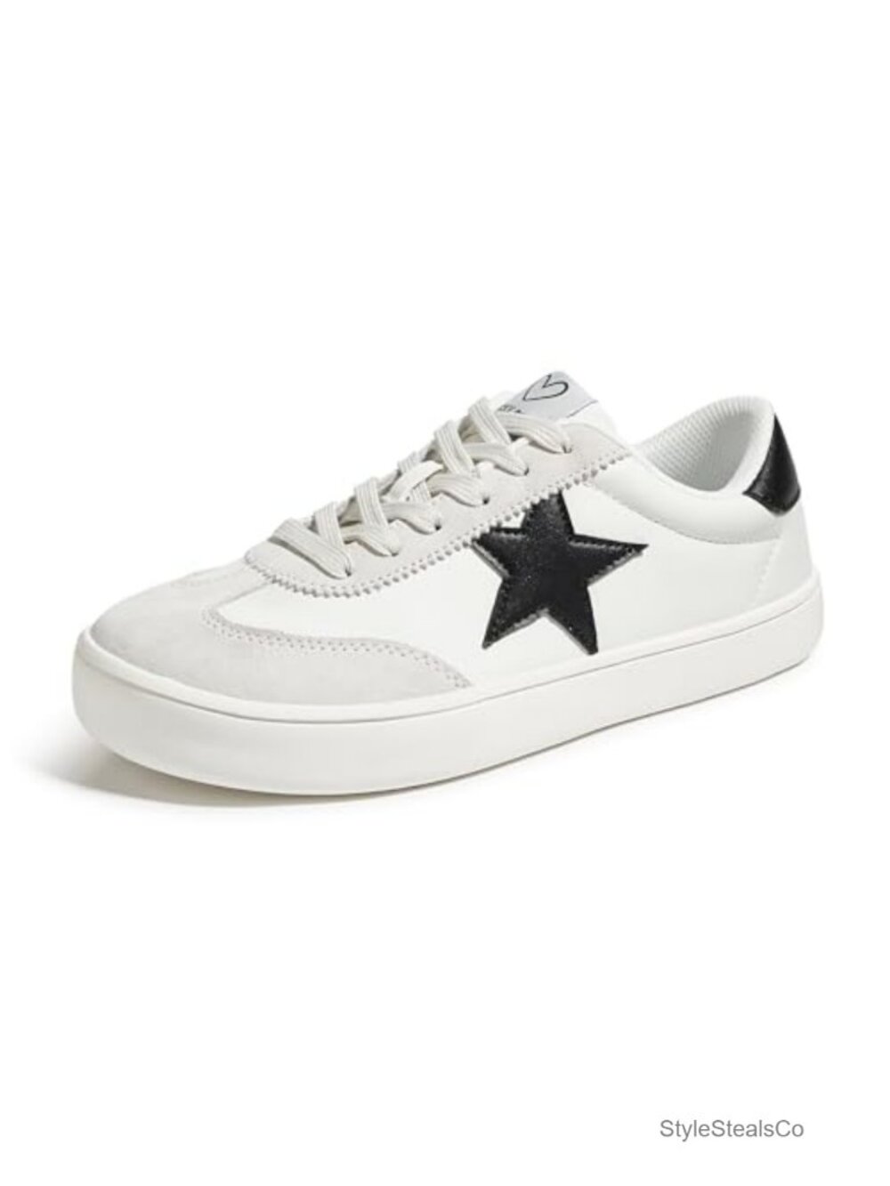 Wide Toe Box Women's Fashion Sneakers Retro Suede PU Patchwork Casual Tennis